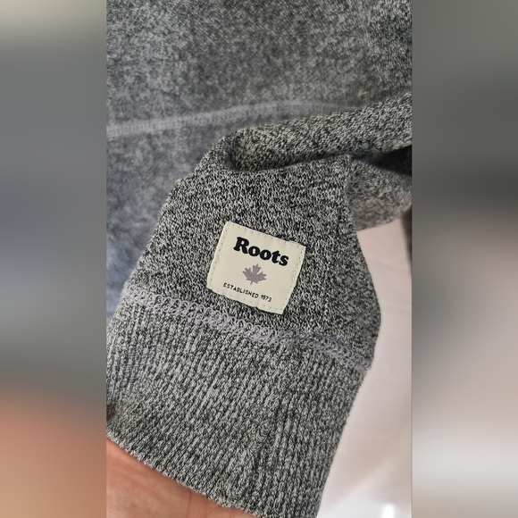 Roots Hoodie - Salt and Pepper  - size S - Picture 8 of 10